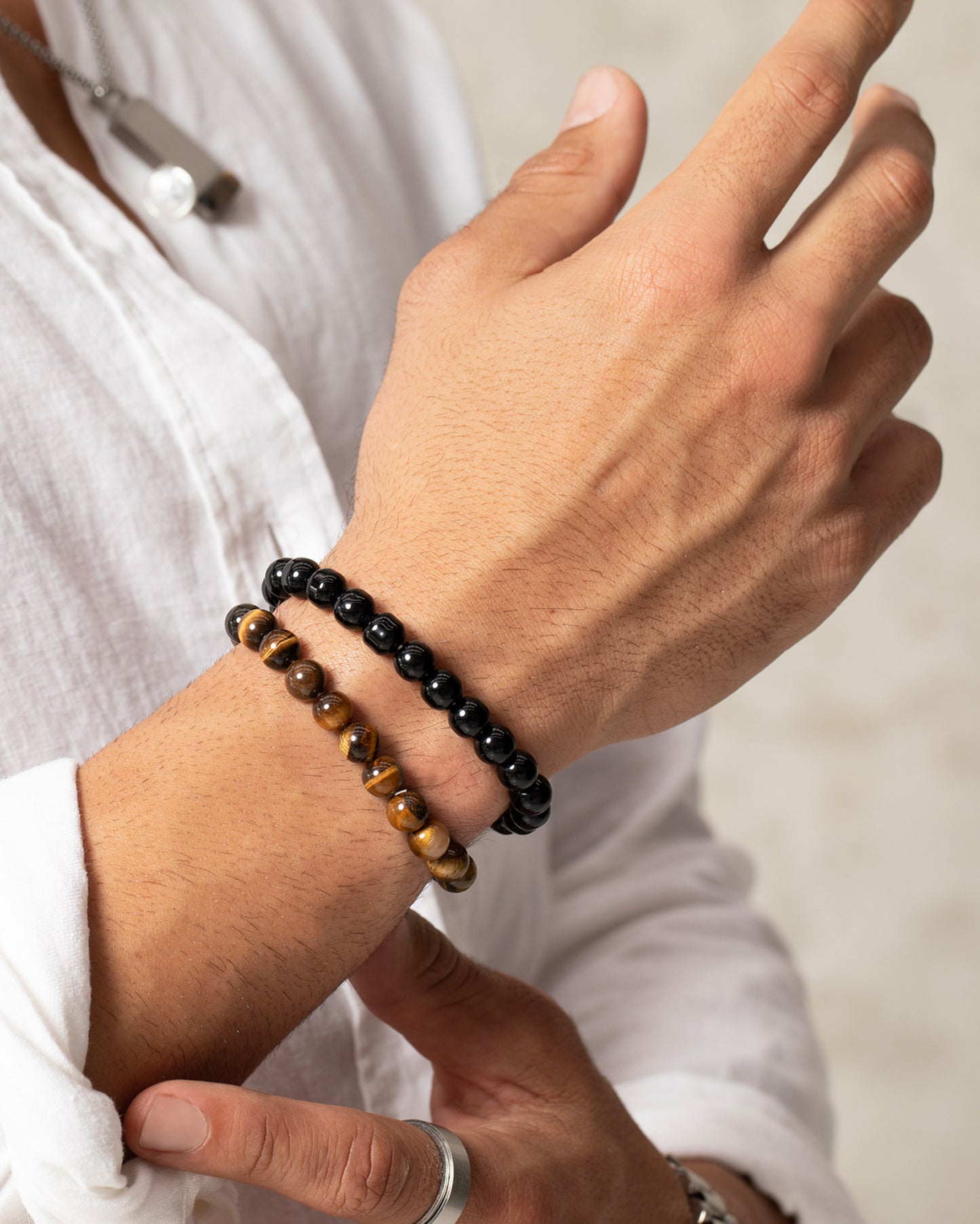 Element Natural Stone Bracelet Set