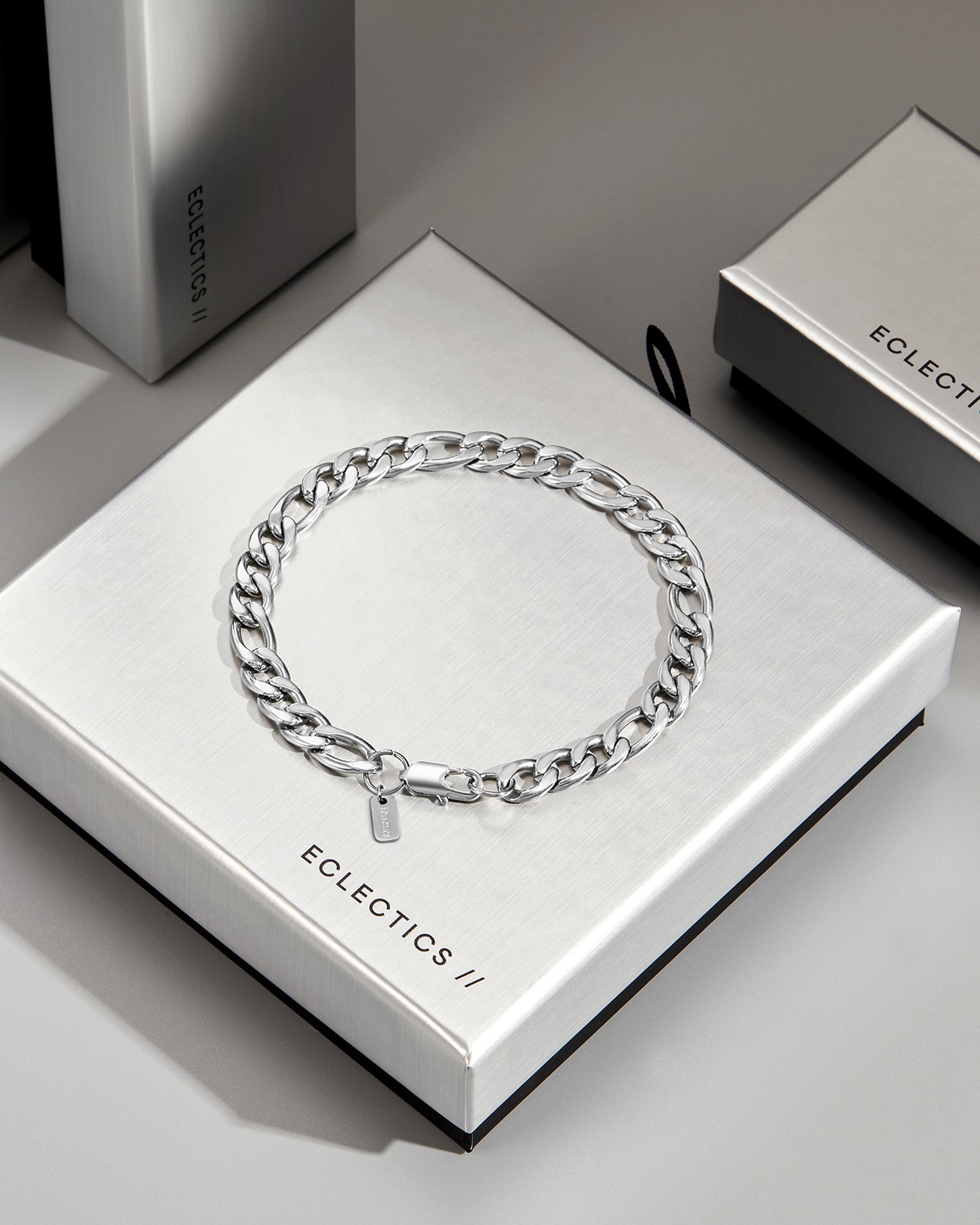 Token Figaro Chain Bracelet