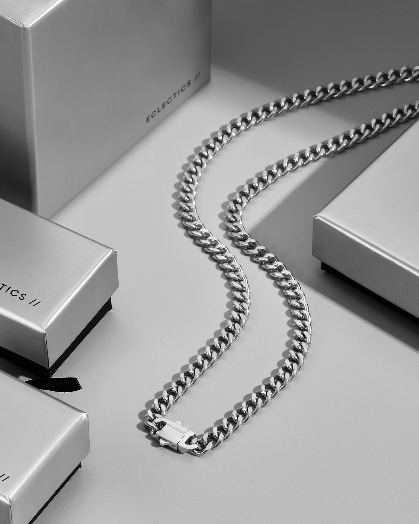 Locked Cuban Chain Necklace