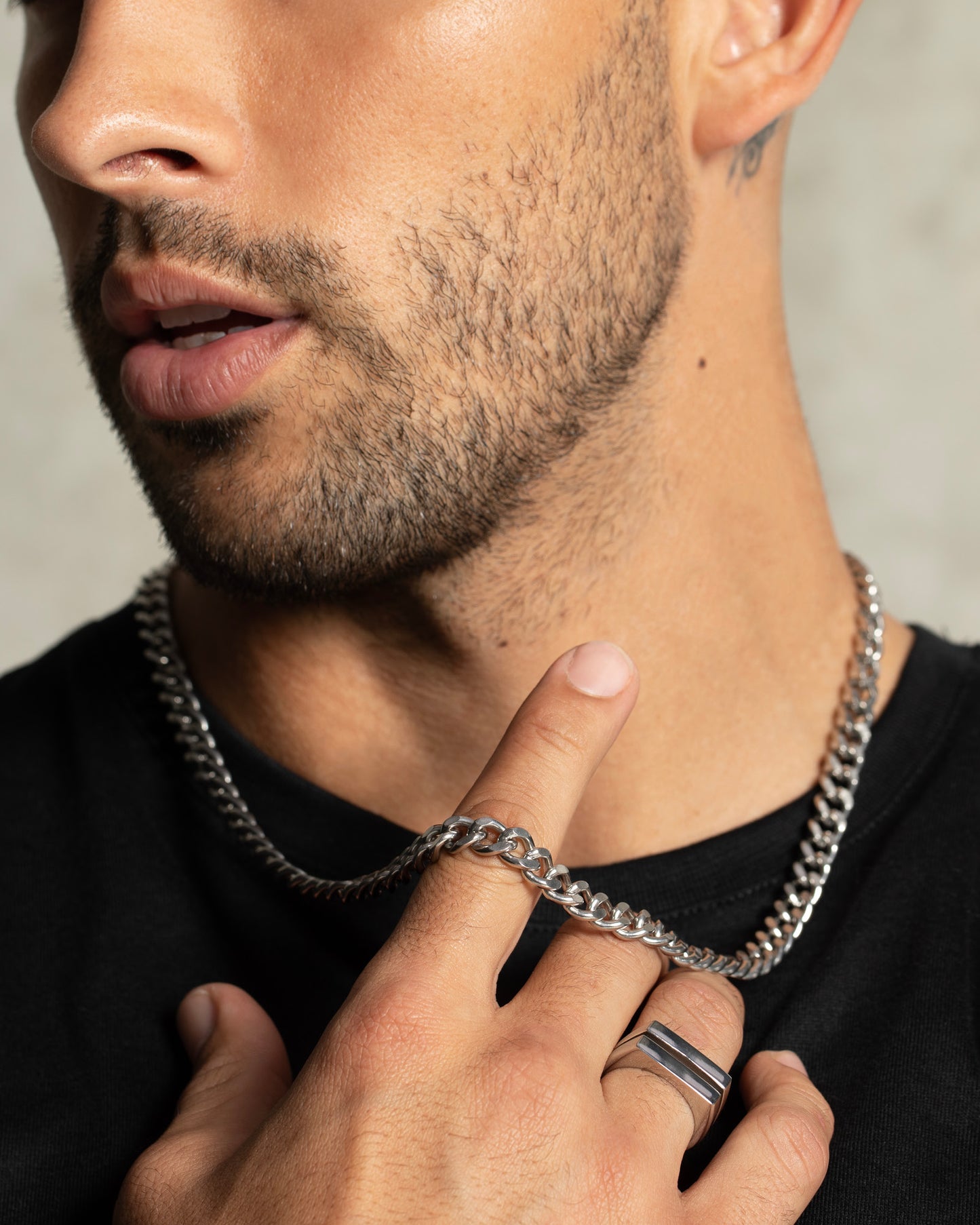 Locked Cuban Chain Necklace