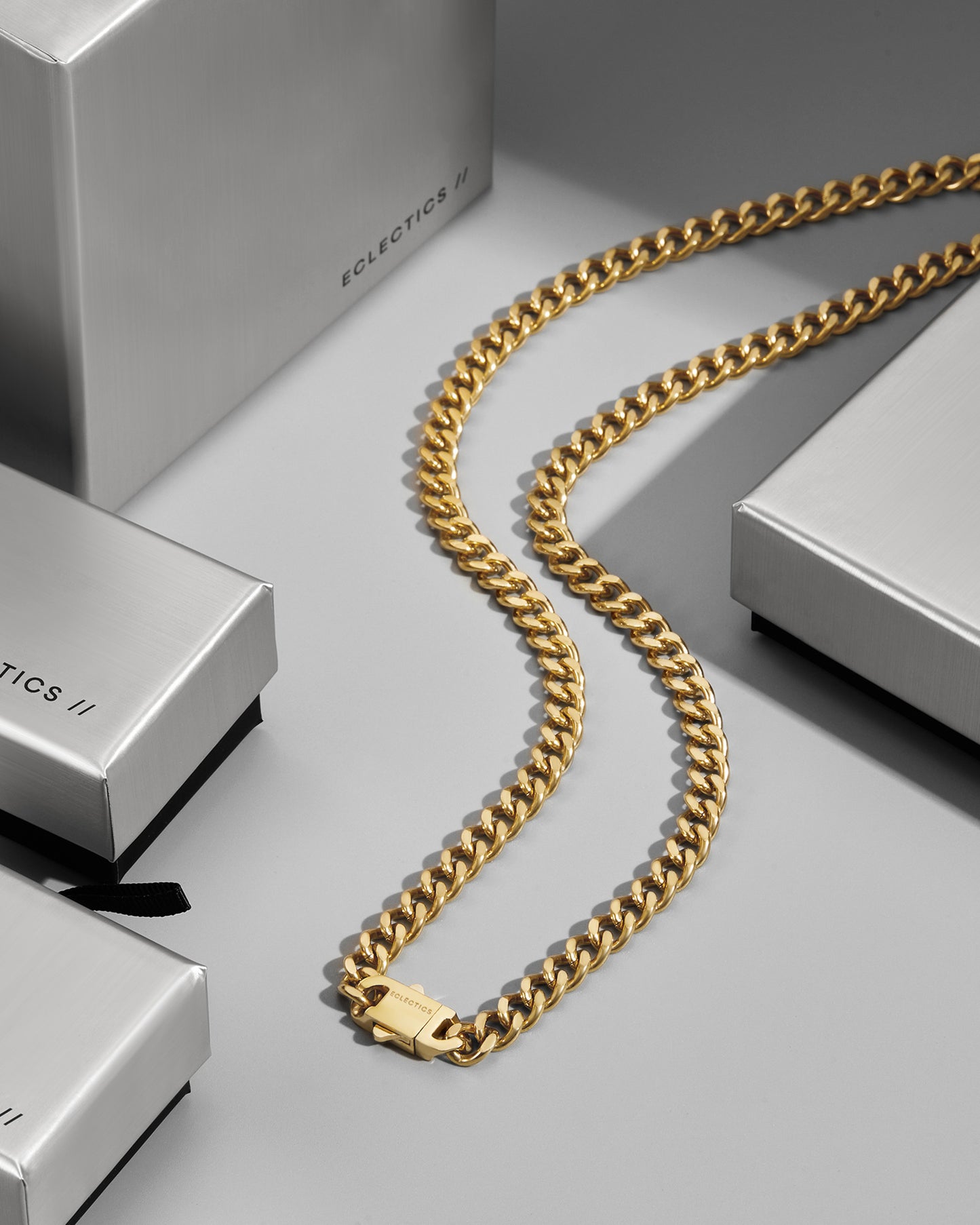 Locked Cuban Chain Necklace
