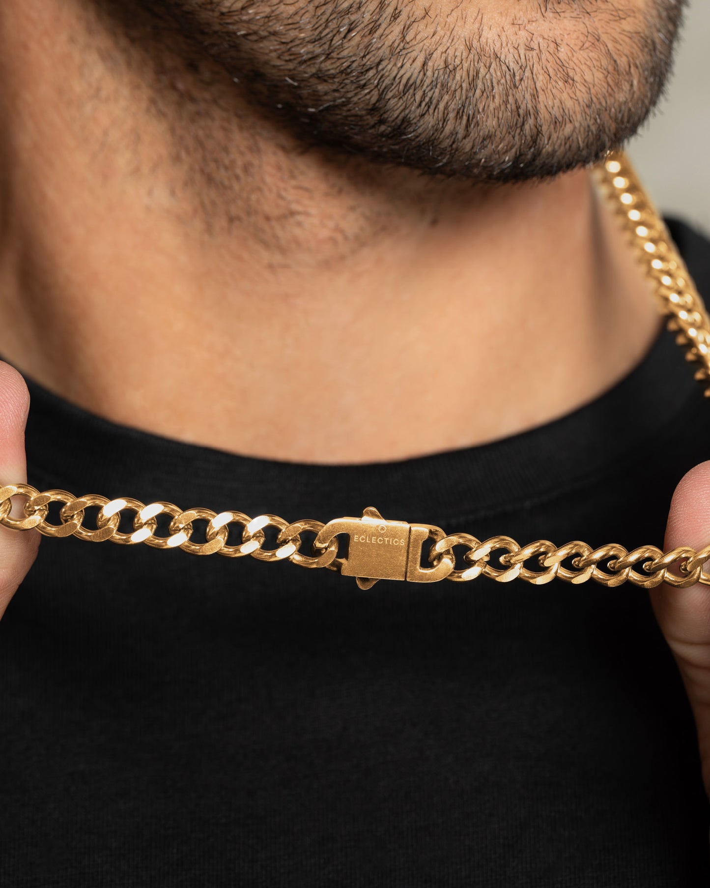 Locked Cuban Chain Necklace