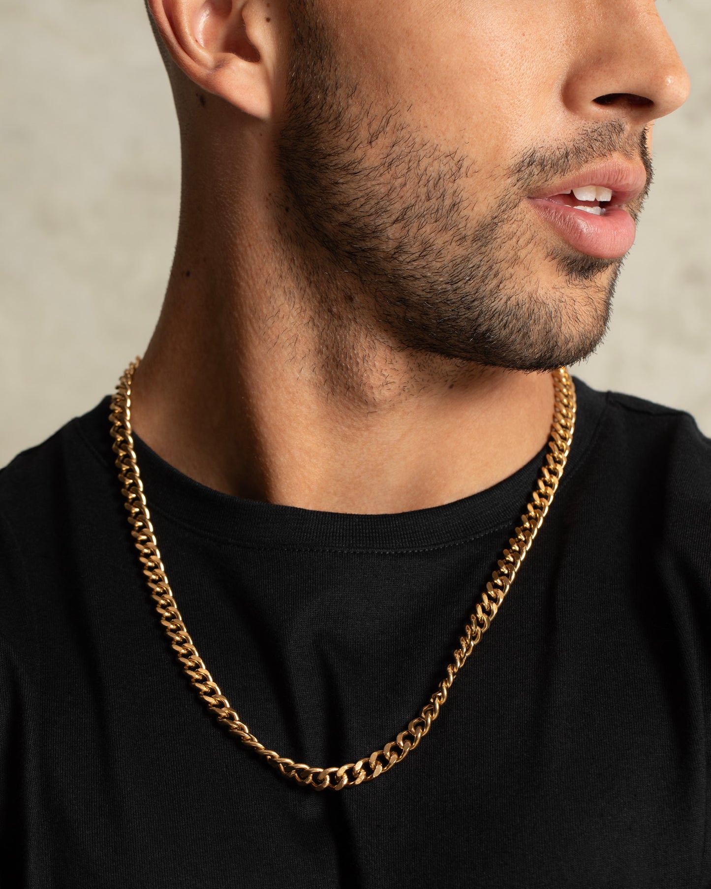 Locked Cuban Chain Necklace