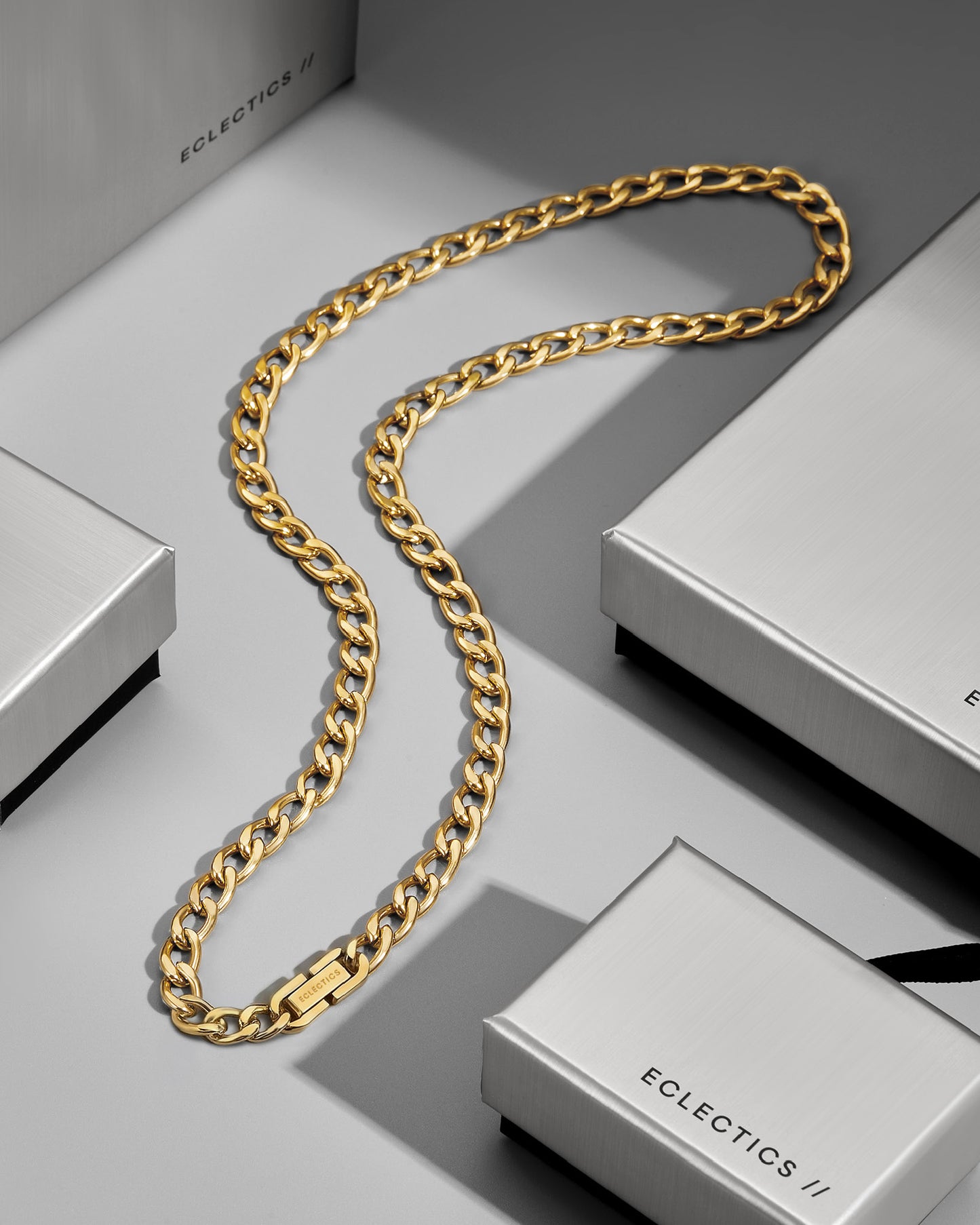 Cascade Cuban Chain Necklace