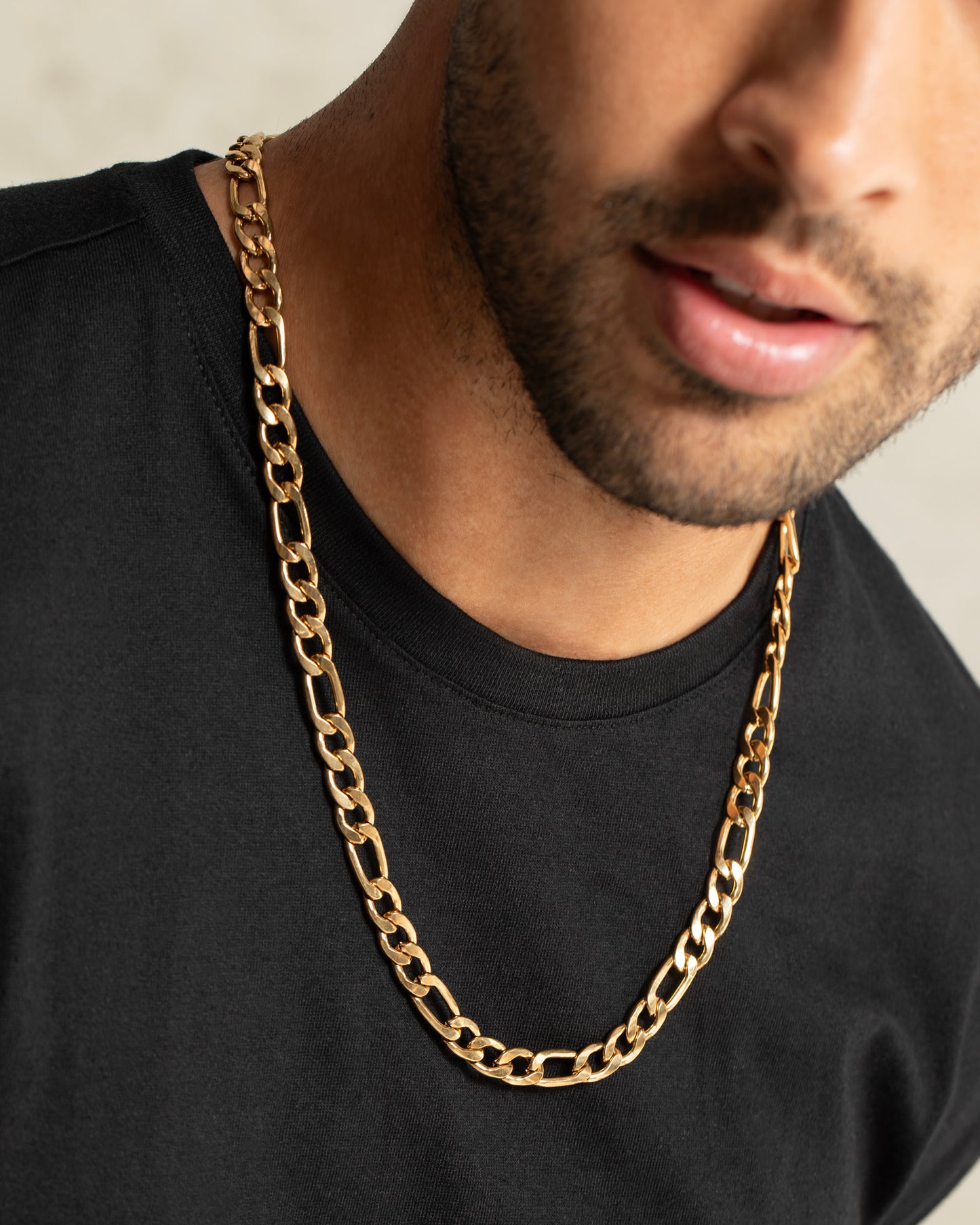 Token Figaro Chain Necklace